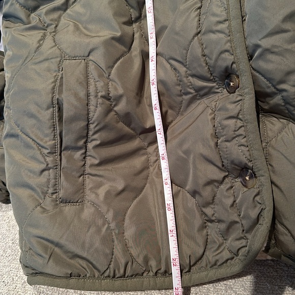 Brixton Reversible Sherpa Puffer Military Style Jacket - Picture 10 of 12